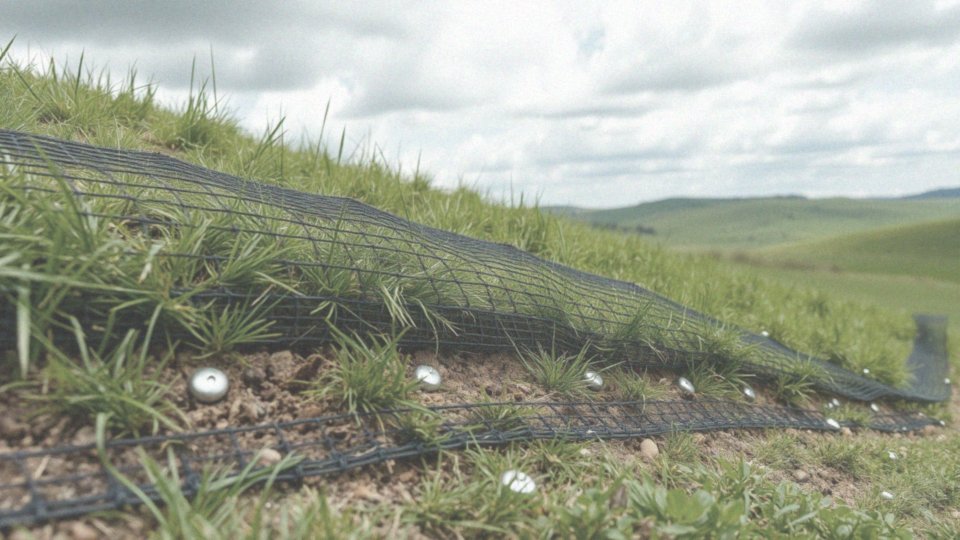 Jak zamocować siatkę na skarpy za pomocą agroszpilki?