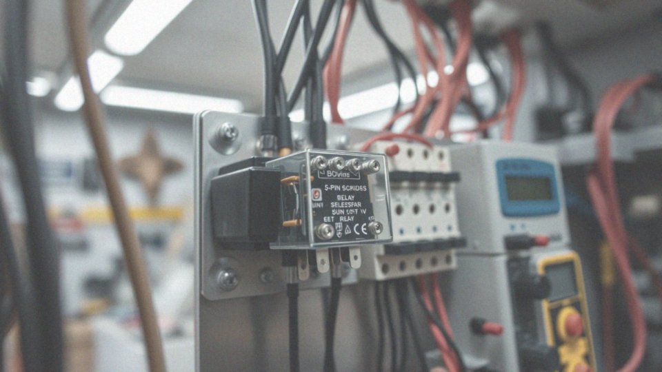Jak podłączyć przekaźnik 5 pin w systemie elektrycznym?