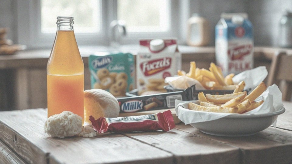 Jakie składniki znajdują się w tabeli przeciwwskazanych produktów dla diabetyków?