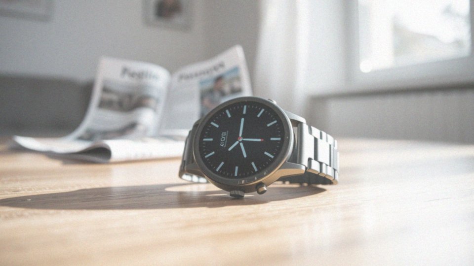 Jak ręcznie ustawić godzinę w smartwatchu?