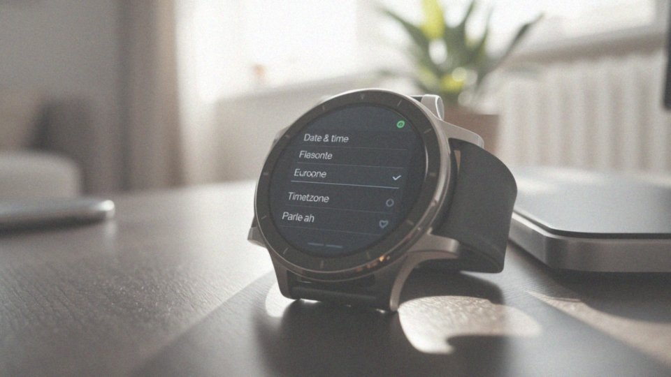Jak wybrać odpowiednią strefę czasową w smartwatchu?
