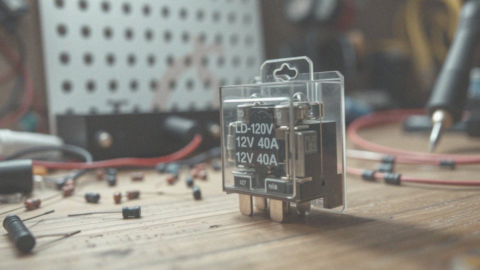 Jakie są techniczne parametry przekaźnika uniwersalnego 5 pin 12V 40A?